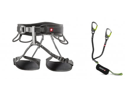 VIA FERRATA TWIST SET (Velikost M-XL, Barva Grey)