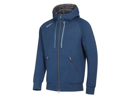HOODIE ZIPPER MEN (Pohlavi M, Velikost S, Barva Blue Opal / Excalibur)