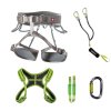 VIA FERRATA TWIST+CHEST SET (Velikost XS-M, Barva Grey Silver / Green)