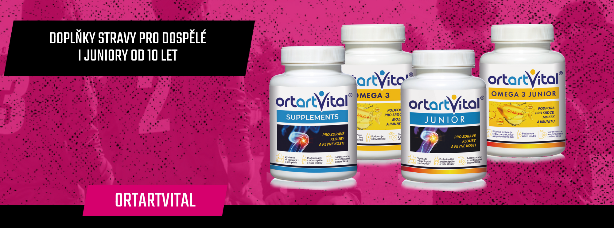 Výživové doplňky pro dospělé i juniory od 10 let