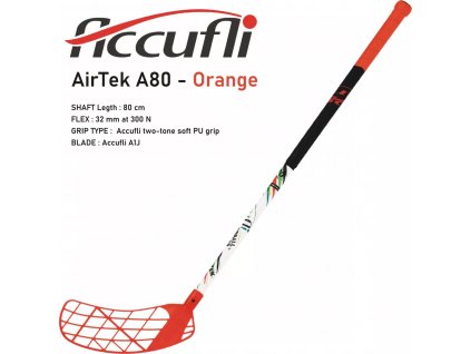 Accufli florbalova hokerjka AirTek A80 Orange