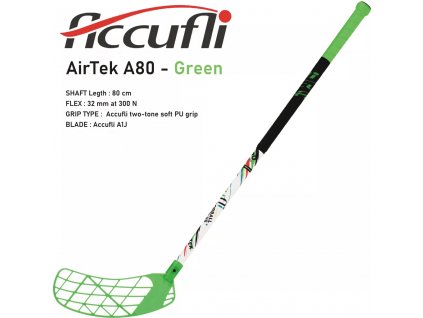 Accufli florbalova hokerjka AirTek A80 Green