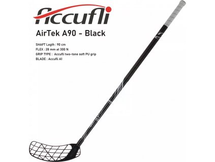 Accufli florbalova hokerjka AirTek A90 Black