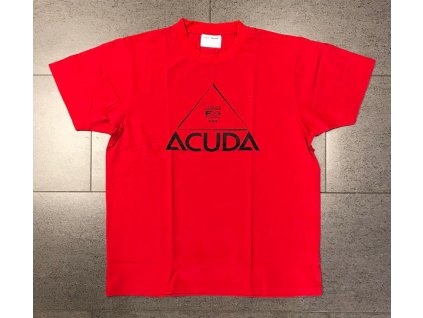 T shirt Acuda red front