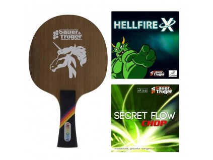 Tischtennis Lange Noppe Fortgeschrittene Tischnah Unicorn Hellfire X Secret Flow Chop