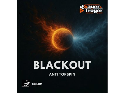 BlackoutAntiTopBelagSauer TroegerTischtennisCovervorne