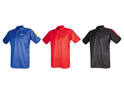 Domino Shirt Black Red 01