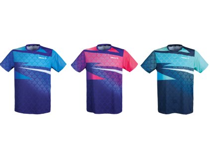 Corner TT Shirt Navyblue Turquoise 01