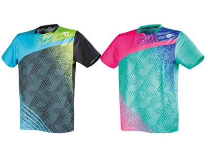 Paint Shirt Black Lightblue 01