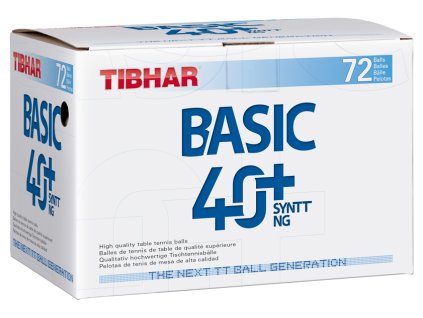 Míčky TIBHAR Basic Syntt 40+ 72 ks