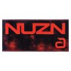 andro Handtuch NUZN S schwarz rot 01 front 630 021 069 2000x2000px