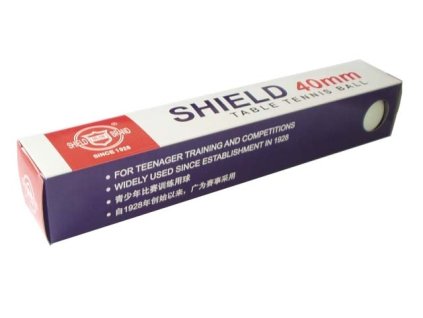 SHIELD míčky na stolní tenis 6 ks bílé