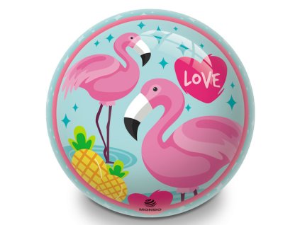 Gumový potištěný míč FLAMINGO 230 mm