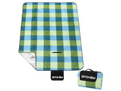 Spokey PICNIC NAVY Akrylová pikniková deka, 150 x 195 cm