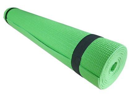 KUBIsport D80K Fitness Yoga podložka 173 x 61 x 0,4 cm, zelená