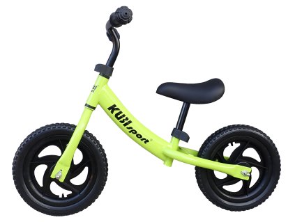 KUBIsport CSK31K dětské odrážedlo plastová kola 12" zelená