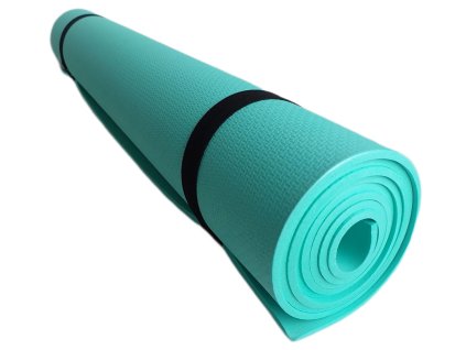 KUBIsport D81K gymnastická podložka 173x61x0,4 cm, LEMON