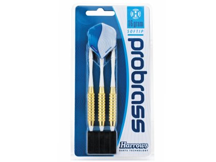 HARROWS SOFT PRO BRASS šipky s plastovým hrotem