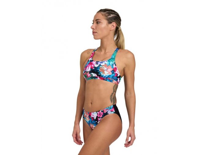 Arena FLOWER BIKINI SWIMM PRO BACK dámské dvoudílné plavky