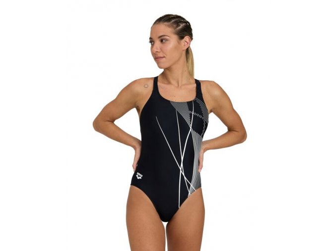 Arena FEEL WOMEN'S BRANCH SWIM PRO BACK SWIMSUIT dámské plavky