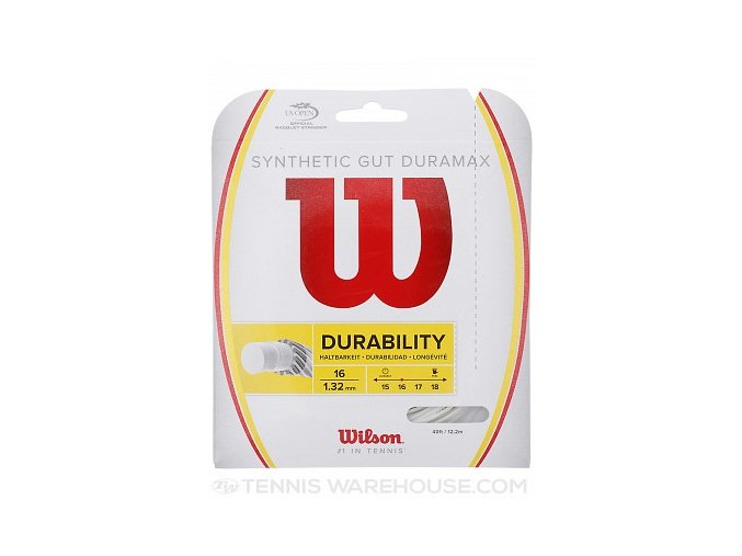 Wilson Synthetic Gut DuraMax 16 tenisový výplet