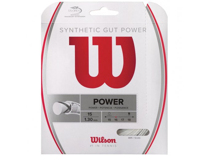 Wilson Synthetic Gut Power 15 tenisový výplet