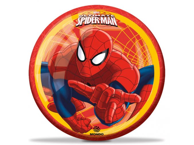 Gumový potištěný míč Spiderman Hero