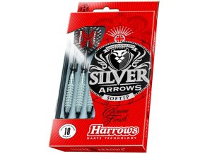 HARROWS SOFT SILVER ARROW šipky s plastovým hrotem