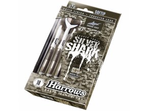 HARROWS SOFT SILVER SHARK šipky s plastovými hroty
