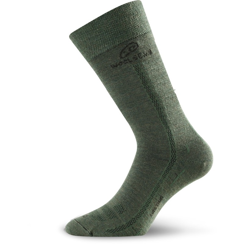 Lasting WLS merino ponožky Barva: 620 zelená, Velikost: M (38-41)