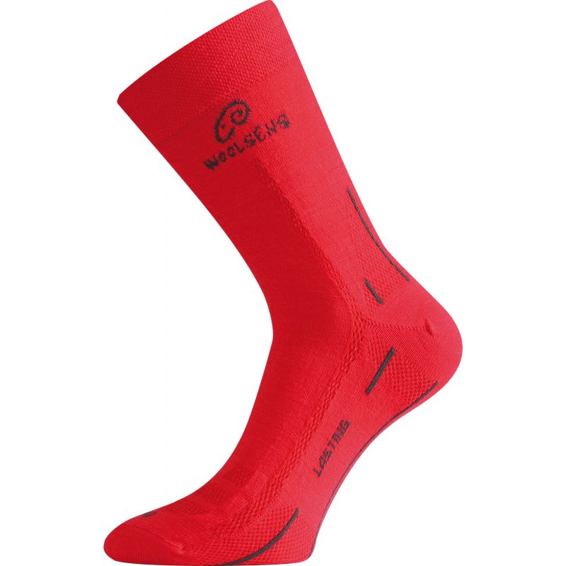 Lasting WLS merino ponožky Barva: 388 červená, Velikost: S (34-37)