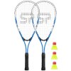 Spokey BUGY Sada na speed badminton - 2 x raketa, 3 x míček, obal