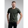 CityZen AGEN pánské bavlněné triko nepropouštějící pot dark khaki