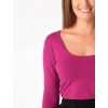 CityZen CHOLET dámské bavlněné triko nepropouštějící pot purpurová