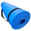 KUBIsport D87K NBR Yoga Mat 1830 x 600 x 12 mm, modrá