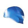 ABSTRACT-Plavecká čepice silikonová modrá s bílým	