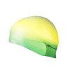 ABSTRACT-Plavecká čepice silikonová žlutá se zeleným okrajem	