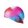 ABSTRACT-Plavecká čepice silikonová barevná, převládá růžová s modrou	