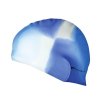 ABSTRACT-Plavecká čepice silikonová modro -bílá	