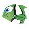 RYBKA-Dětská plavecká čepice zelená