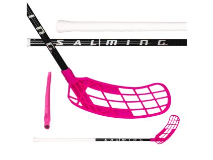 SALMING Q-series Aero Quest1 27 Black/Silver (Délka hole 96 (107) cm, Strana hole Levá ruka dole)