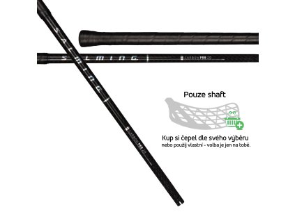 SALMING Q-series Carbon Pro 2.0 Shaft 30 JR Black/Silver (Délka hole 92 (103) cm)