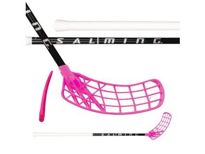 SALMING Q-series Aero Trident 30 JR Black/Silver (Délka hole 87 (98) cm, Strana hole Levá ruka dole)