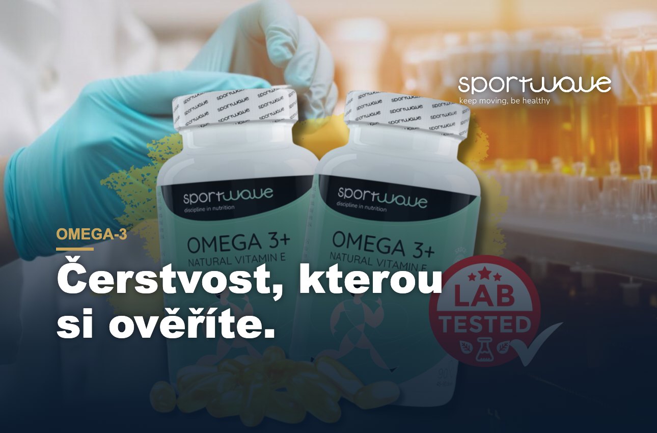 OMEGA 3+ nově s laboratorně ověřenou oxidační stabilitou!