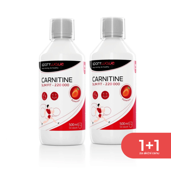 Carnitine slim fit akce 1+1 za akční cenu pomeranč