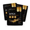 3x Apex No Caffeine Preworkout zelené jablko 16g