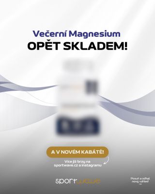 Jeden z nejžádanějších produktů SportWave je opět skladem. 🌙✨MAGNESIUM GOOD NIGHT A navíc v novém designu.💙 👉 Pošli tenhle...