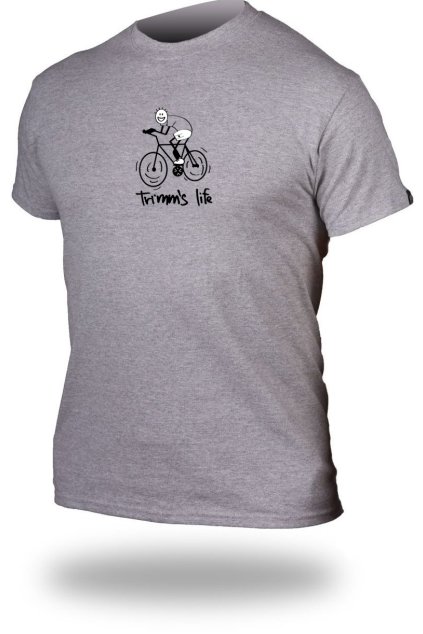 tricko trims life sport grey cycling