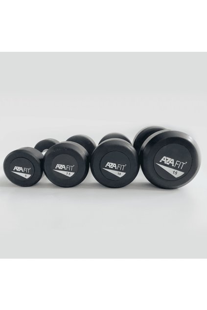 Pogumované jednoruční činky 30 kg