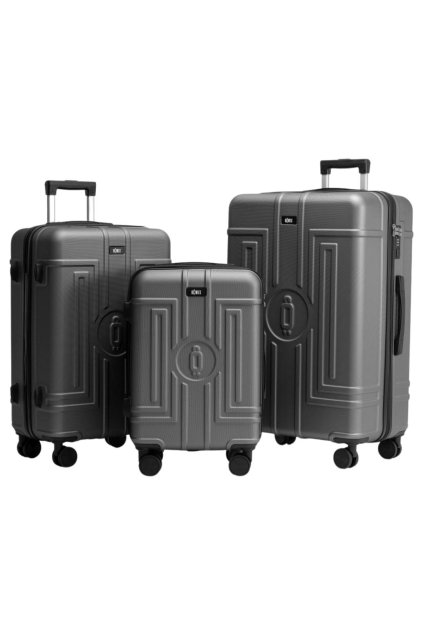 Extra odolný cestovní kufr s TSA zámkem ROWEX Casolver (Barva Rosegold, Velikost SET kufrů (3ks))